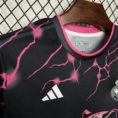 Maillot Real Madrid Noir Rose Panther 2024/25