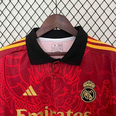 Maillot 2024/25 Real Madrid Concept Dragon Rouge