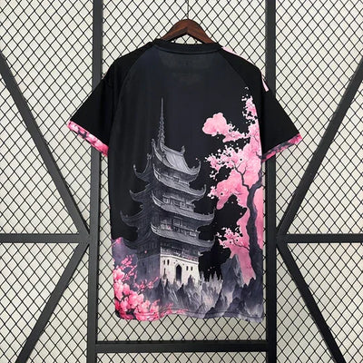 Maillot Japon saison 2023-2024 édition spéciale dragon noir et rose
