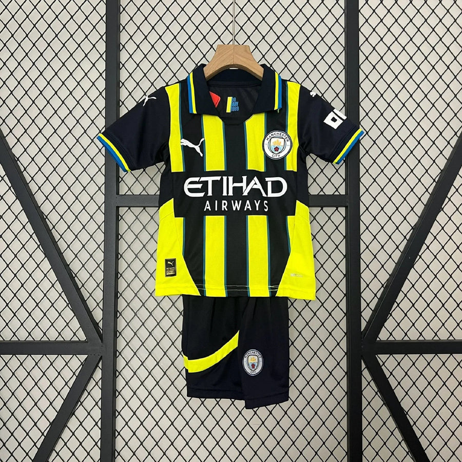 Kit Enfant Manchester City extérieur 2024-25