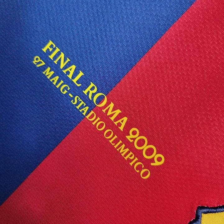 Maillot rétro FC Barcelone domicile blaugrana 2008-09 - triplé